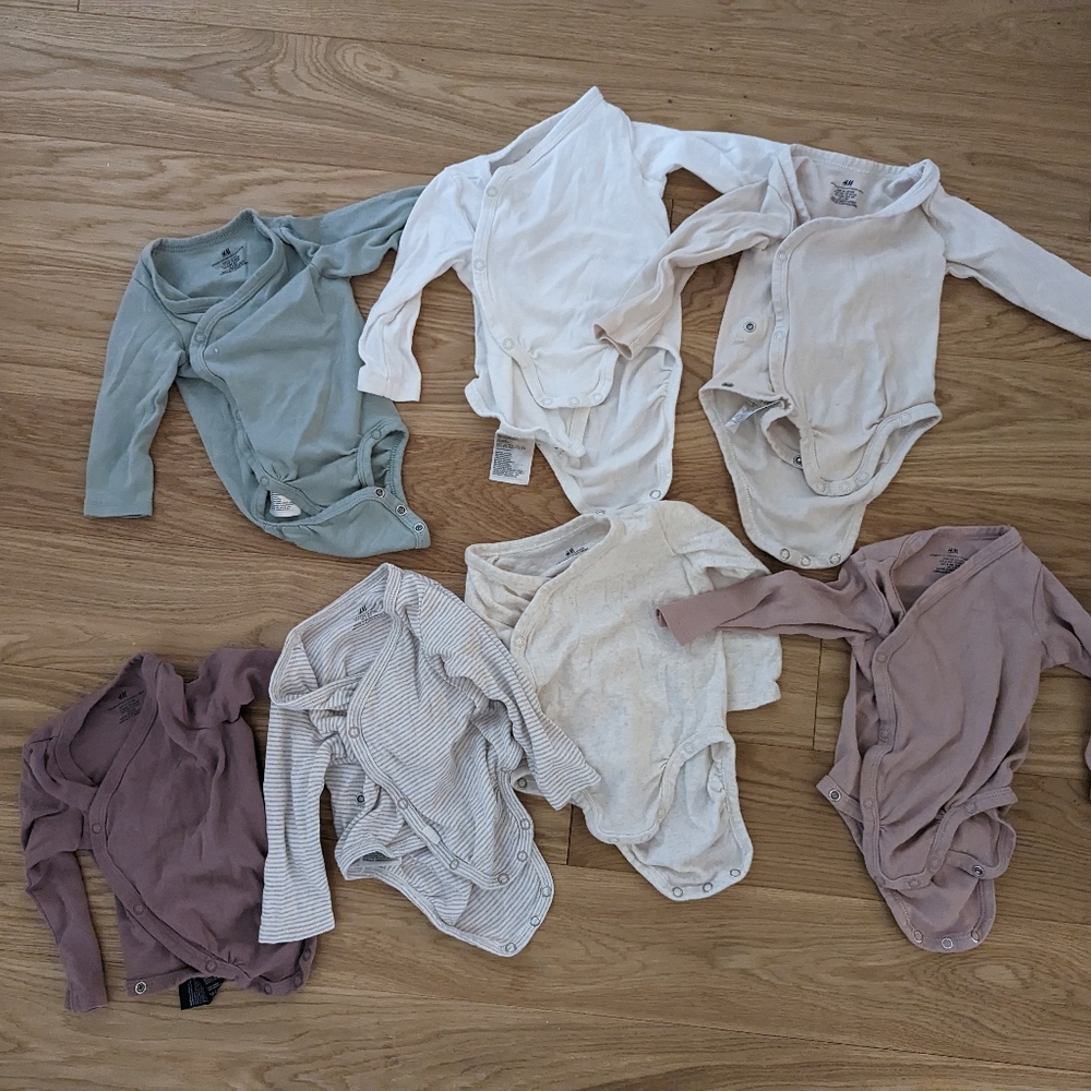 H&M Kimono Style Bodysuits (4-6 months)